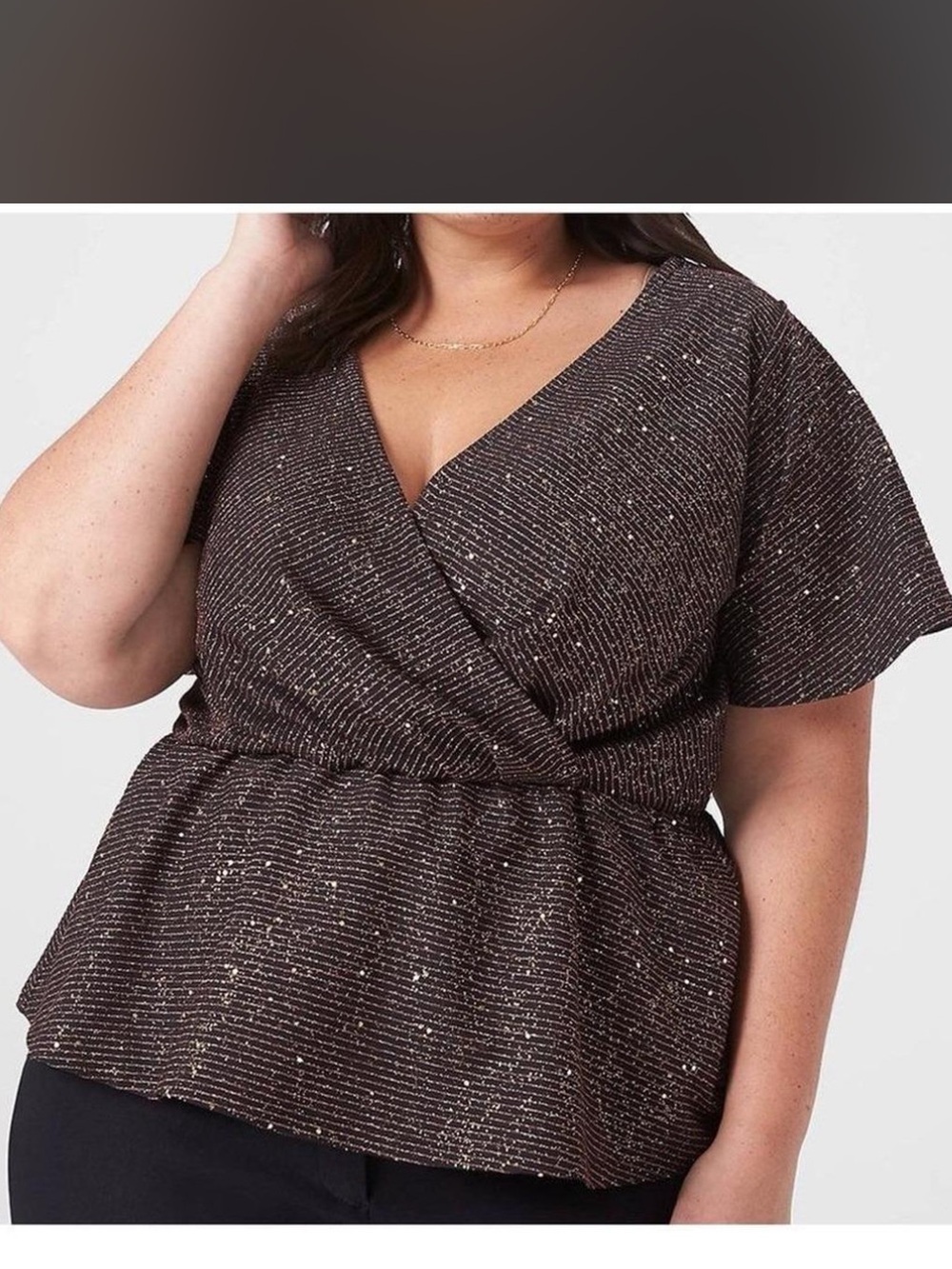 Lane Bryant Sparkly Top
